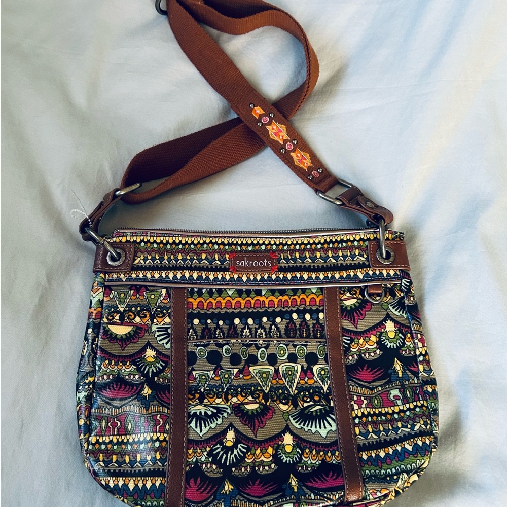 Sakroots Multicolor Patterned Crossbody Bag